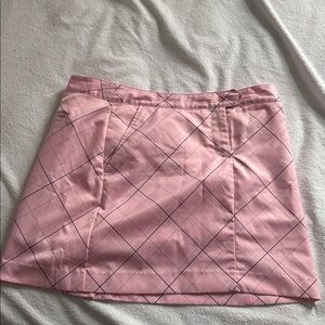Izod Pink Plaid Skort
